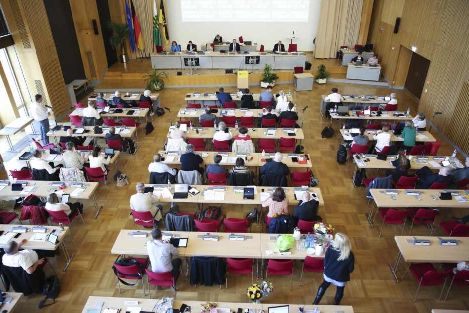 Dresdner Stadtrat. (Archivfoto)