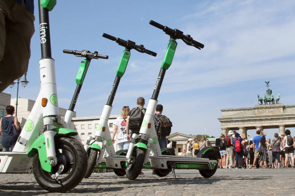 In Berlin kann man die E-Scooter bereits ausleihen.