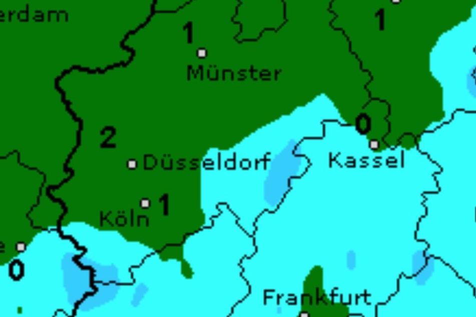 Die Temperaturen bewegen sich am Wochenende um den Gefrierpunkt.