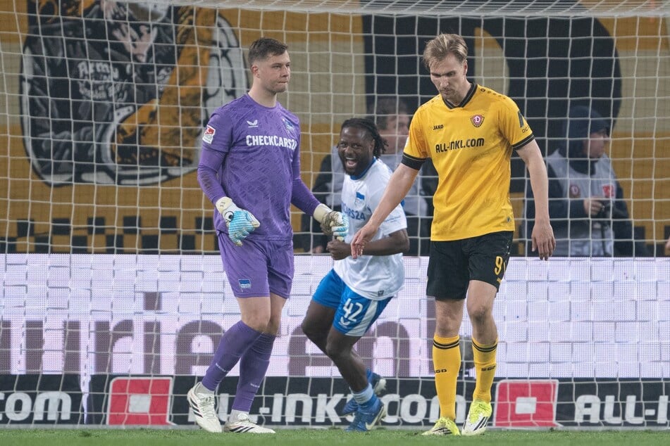 Trotz des verschossenen Elfers will der SGD-Stürmer den Kopf jetzt nicht hängen lassen.