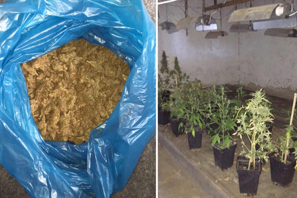 Die Beamten beschlagnahmten insgesamt 6,7 Kilogramm Marihuana.