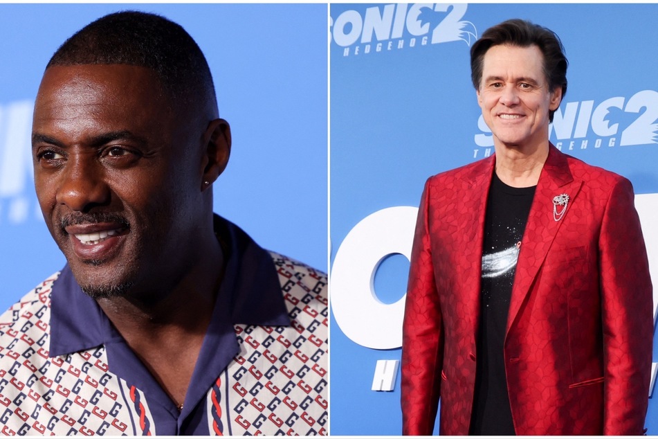 Idris Elba (l) and Jim Carrey's (r) performances as Knuckles and Dr. Robotnik, respectively, are the highlight of the Sonic the Hedgehog 2.