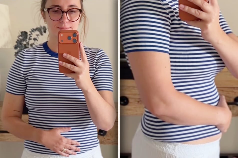 Anna Heiser (36) präsentiert ihren Bauch in einem neuen Insta-Video.