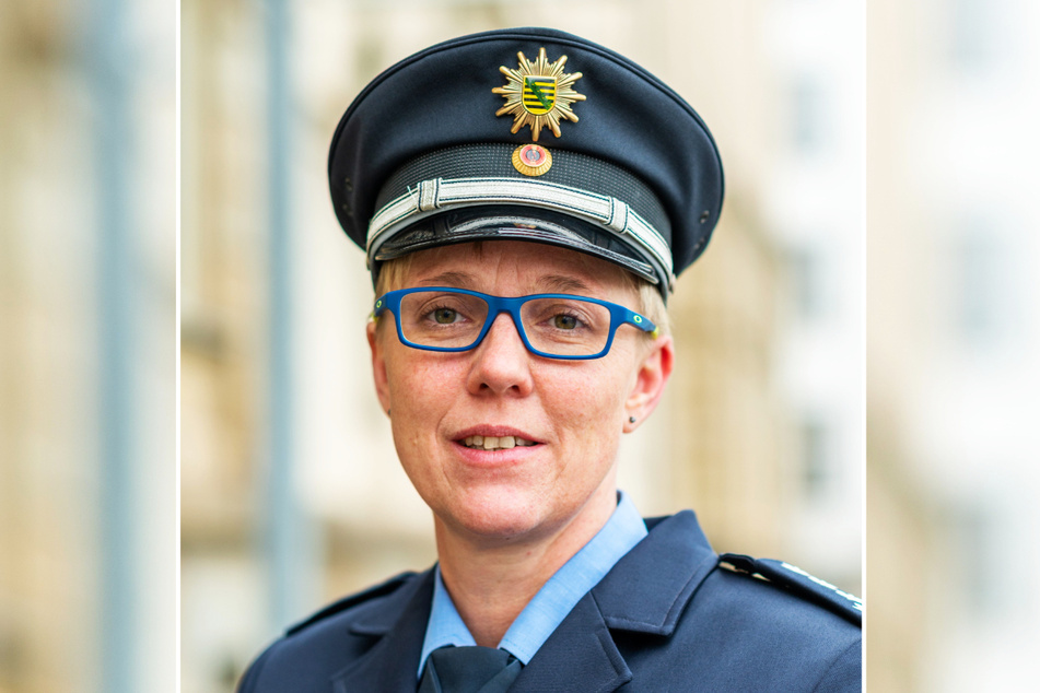Jana Ulbricht (45), Polizeisprecherin von Chemnitz.