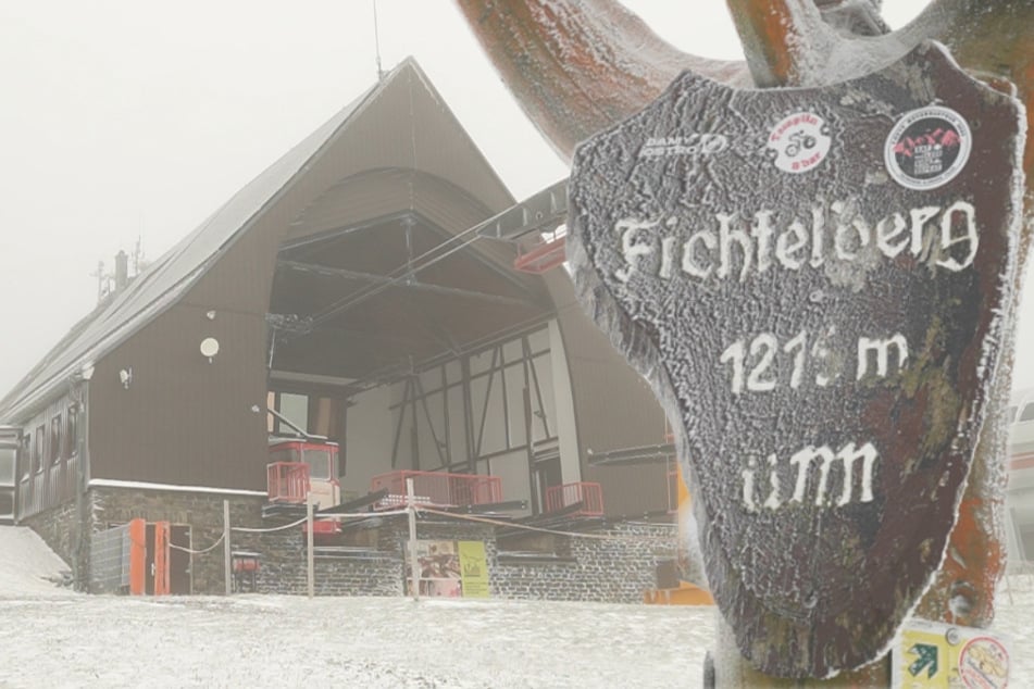 Schnee auf dem Fichtelberg! Ab Samstag gibt's Skipässe