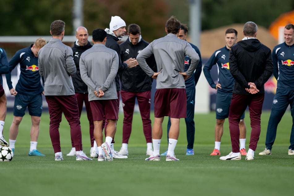 Marco Rose führte noch ein letztes Abschlusstraining vor dem morgigen Spiel der Roten Bullen gegen Juventus Turin.