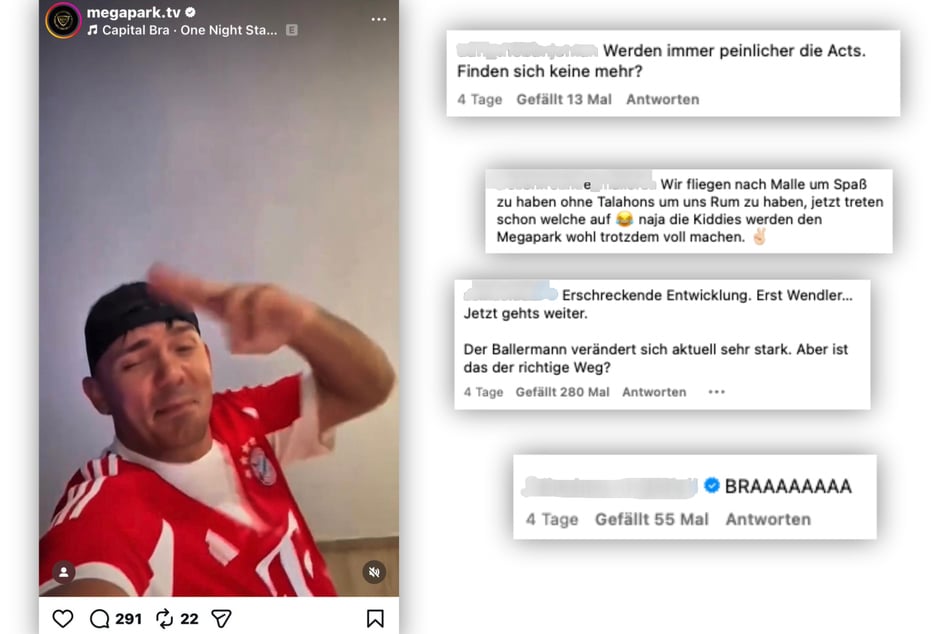 Während manche Capital Bras geplanten Auftritt feiern, melden sich auch Kritiker zu Wort.