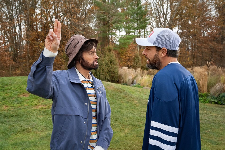 Eminem (52, l.) legt sich in dem Film mit Sandlers Charakter an.