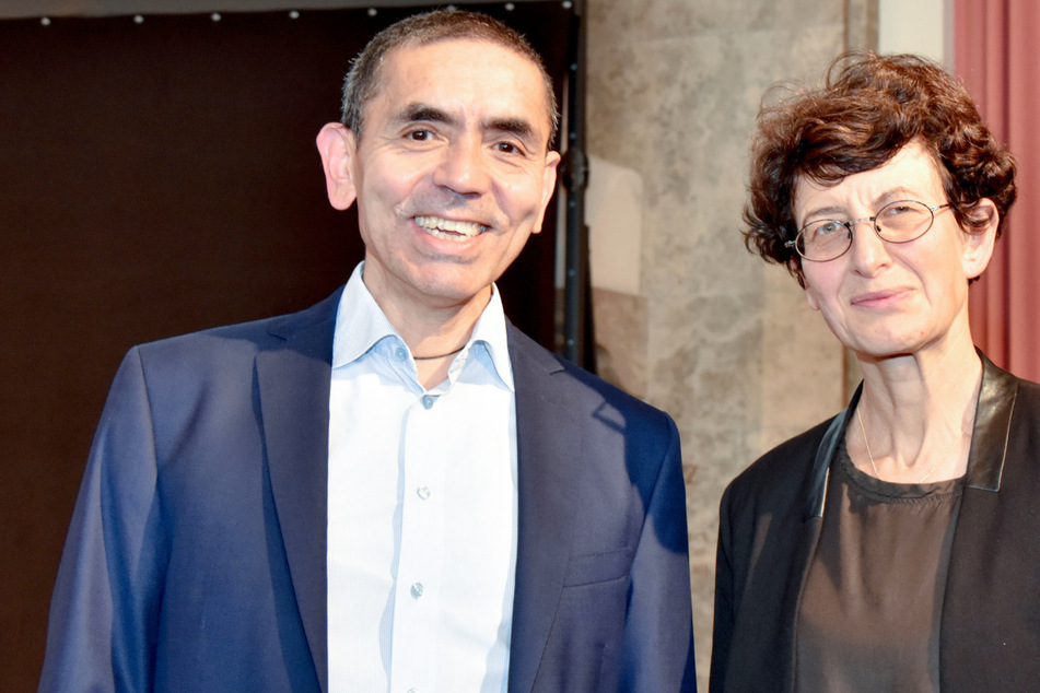 Ugur Sahin (56, l.) und Özlem Türeci (54), die Gründer des Corona-Impfstoff-Entwicklers Biontech, könnten einen Preis einheimsen.