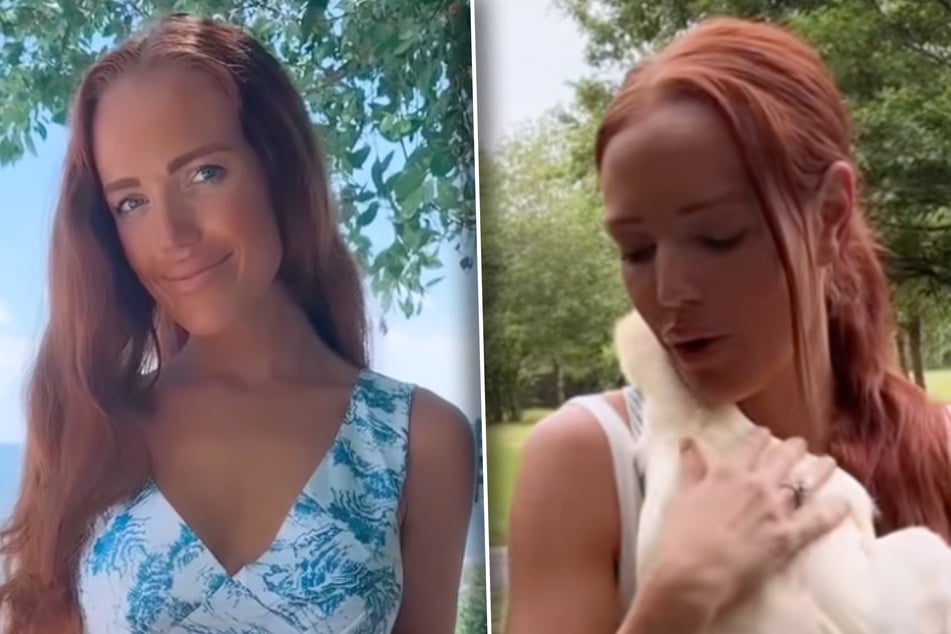 Les utilisateurs sont médusés de voir quel animal cette femme serre dans ses bras