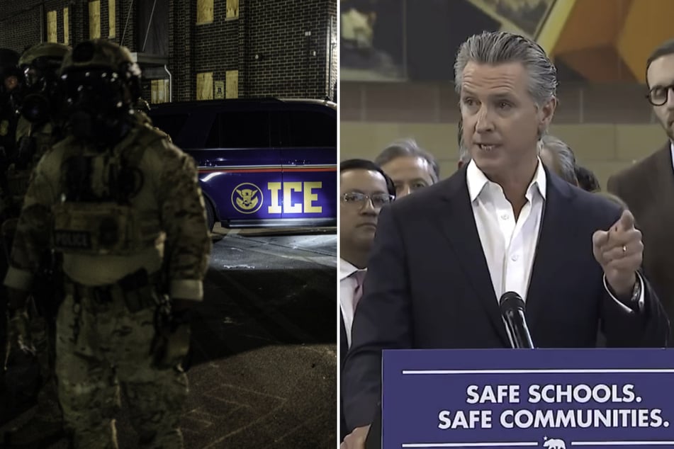 California Governor Gavin Newsom unveiled a new set of measures targeting ICE agents' brutal immigration raids in his state.