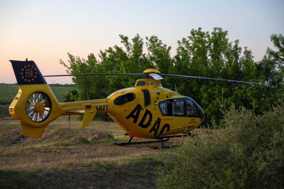 Ein Rettungshubschrauber war im Einsatz.
