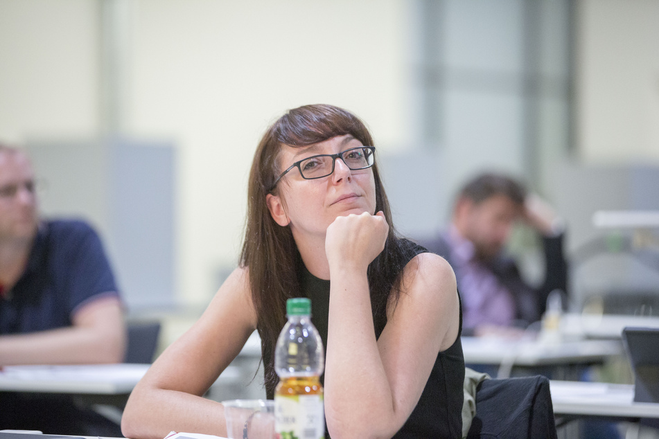 Linken-Stadträtin Katharina Hanser (36).