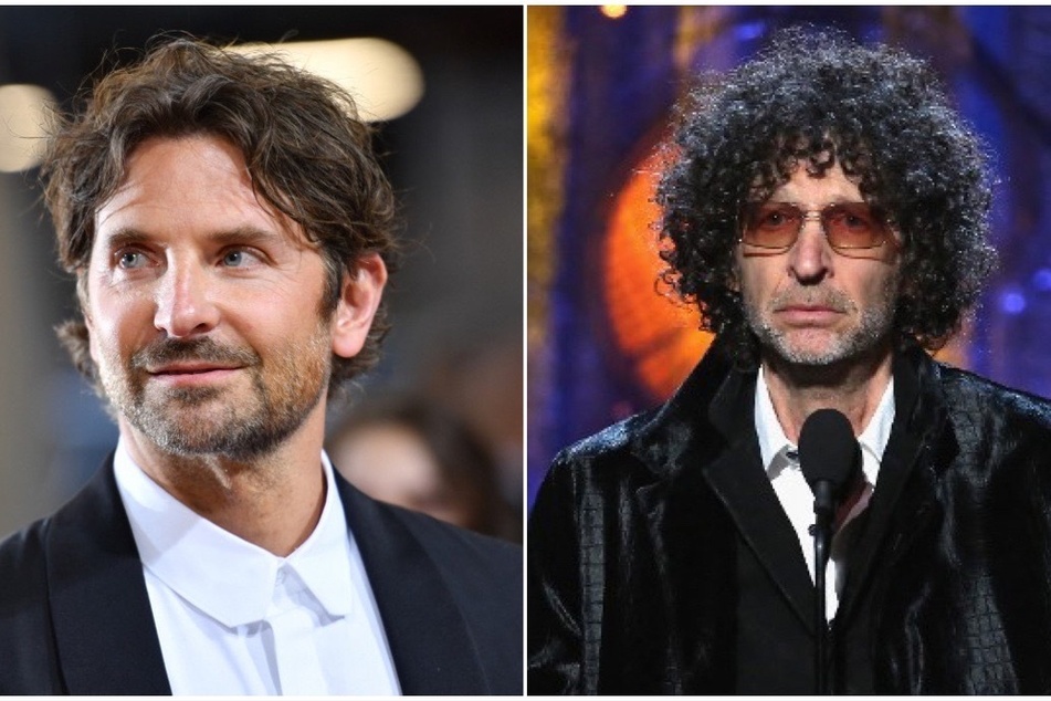 Howard Stern (r) apparently has his sights set on the US presidency and claimed that Bradley Cooper offered to be his running mate.