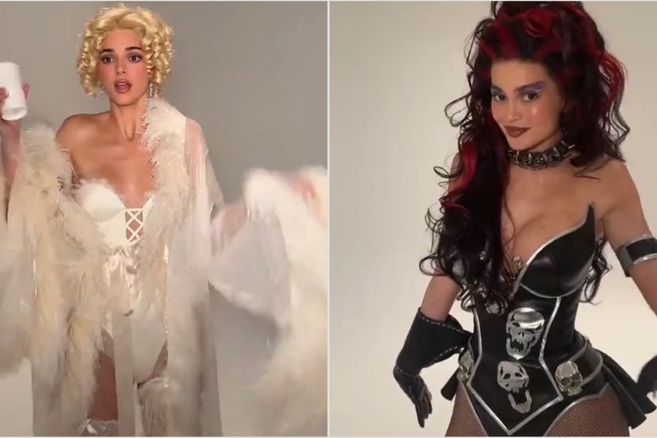 Kylie Jenner and Kendall Jenner get sexy in Sugar & Spice Halloween costumes
