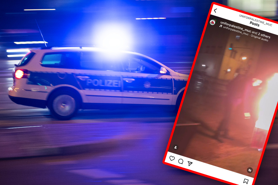 München: Brandanschlag in München: Mann zündet Flaggen vor Pro-Palästina-Camp an