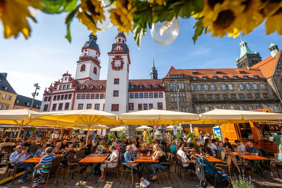 140.000 Gäste waren beim diesjährigen Chemnitzer Weinfest.