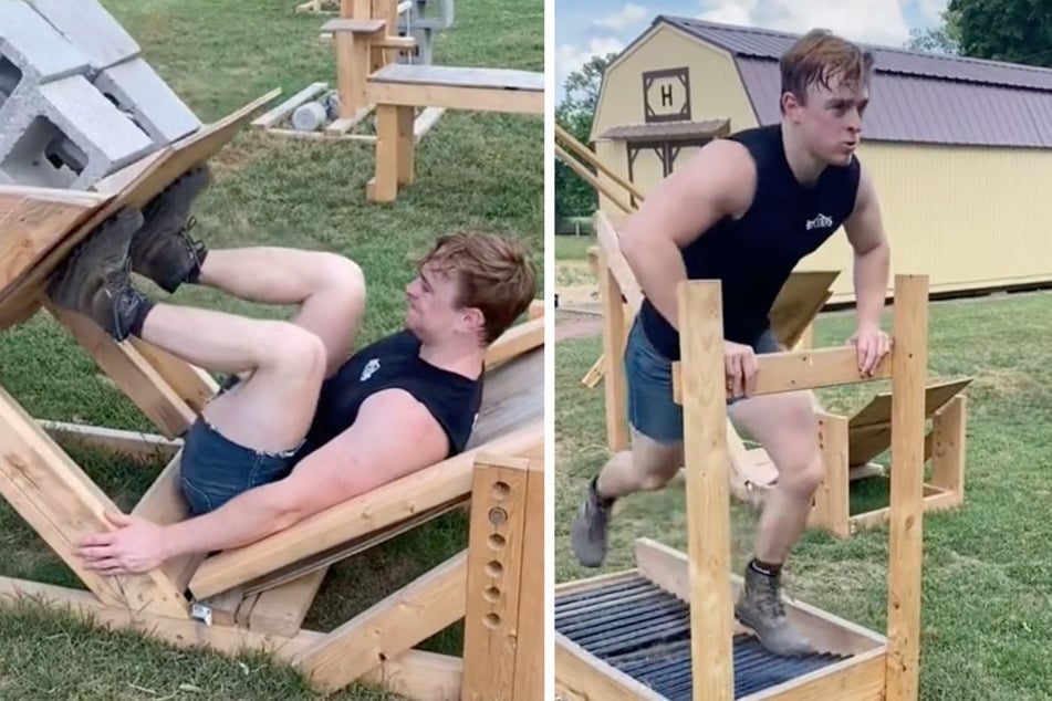 LeBarn James' gym: Mississippi man builds homemade gym on his farm