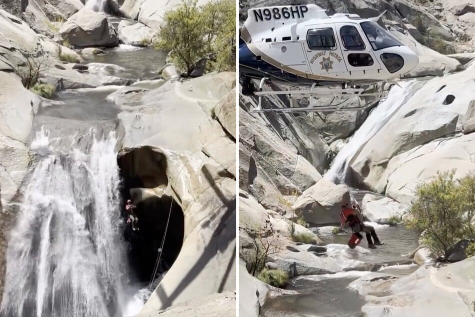 Suche nach Nervenkitzel endet dramatisch: Kletterer hinter Wasserfall gefangen