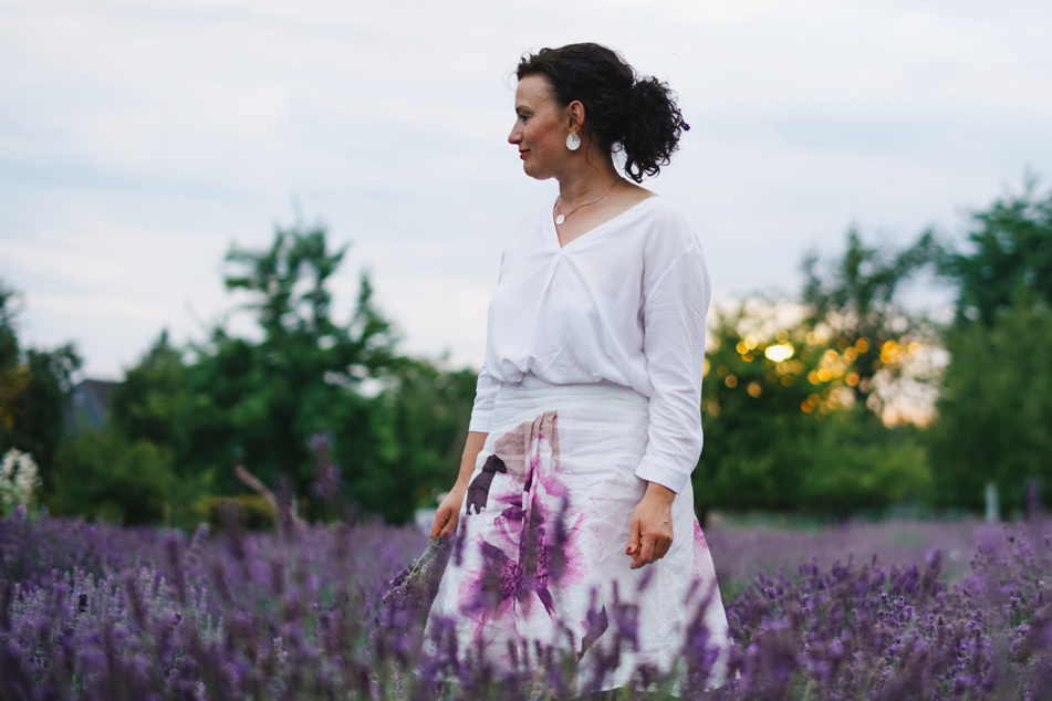 Rückkehrerin Christine Winkler-Dudczig alias "Lavendel Charlotte".