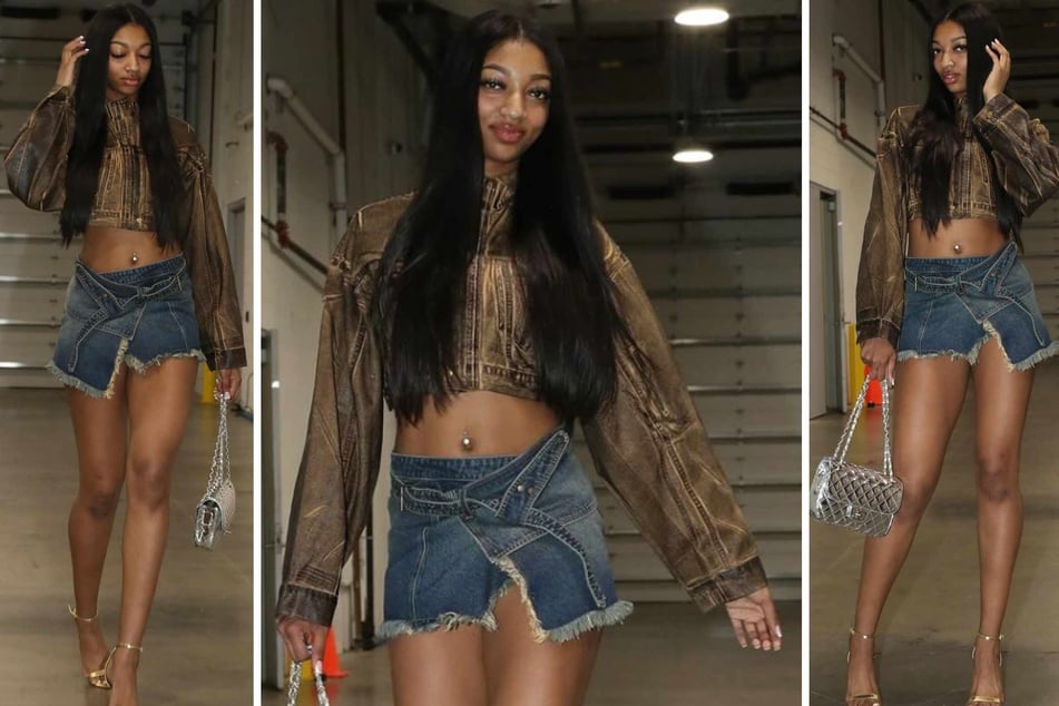 Angel Reese gives off Y2K vibes in her latest viral game day fit check