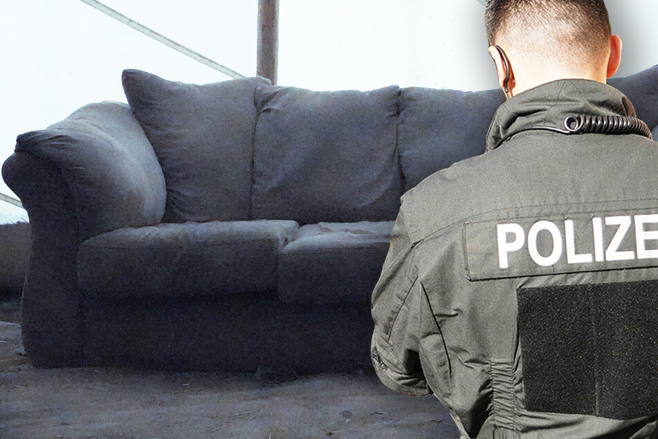 Couch aus Möbelladen geklaut! Polizei sucht Zeugen
