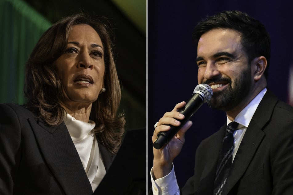 Kamala Harris gives tepid answer to question of Zohran Mamdani endorsement