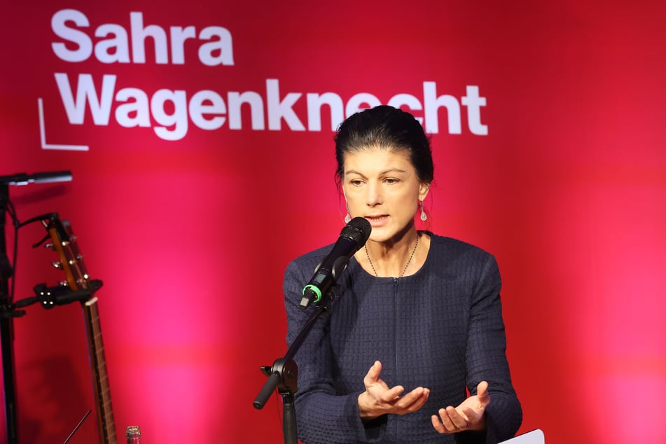 BSW-Parteigründerin Sahra Wagenknecht war am Dienstag in Erfurt.