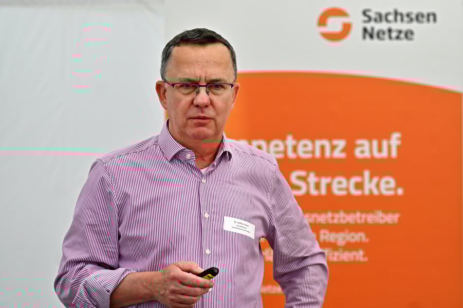 Energiewende und Netzausbau: SachsenNetze-Geschäftsführer Steffen Heine (60) hat in den kommenden Jahren eine Mammut-Aufgabe vor der Brust.