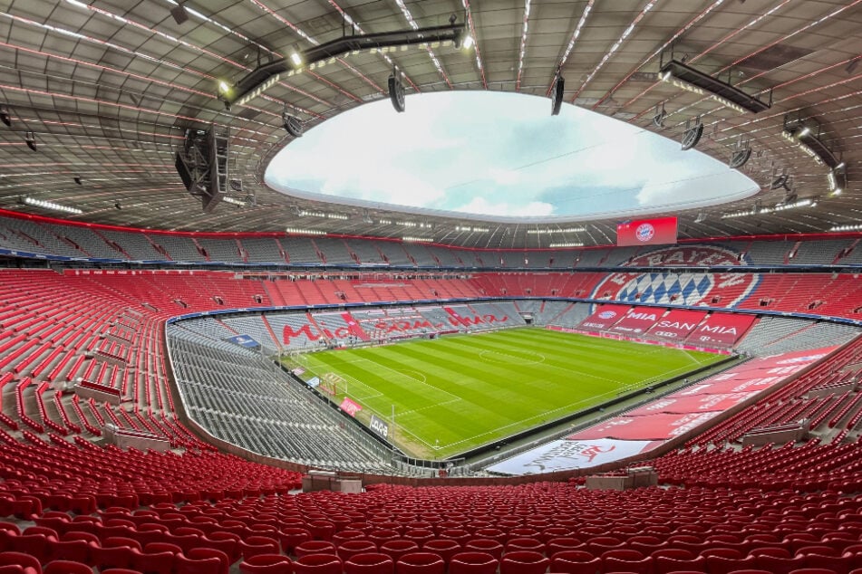 Die Allianz Arena in München: hier sollen die Gruppenspiele der deutschen Nationalmannschaft stattfinden.