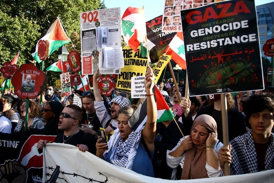 New Yorkers take to the streets for Palestinian liberation ahead of October 7 – the one-year anniversary of the start of the Gaza genocide.