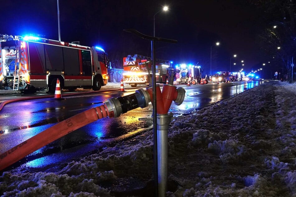 Die Feuerwehr konnte die Flammen löschen.