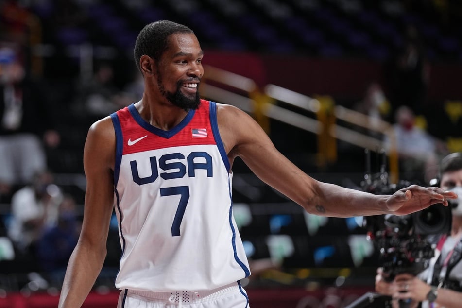 Kevin Durant scored 23 points on Saturday to become Team USA's all-time leading scorer with 337 points.