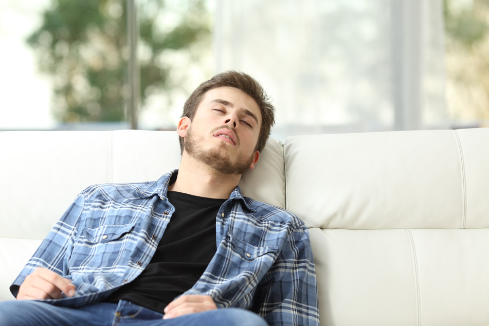 Some believe that increased health risks may be due to not getting enough sleep at night rather than napping during the day (stock image).