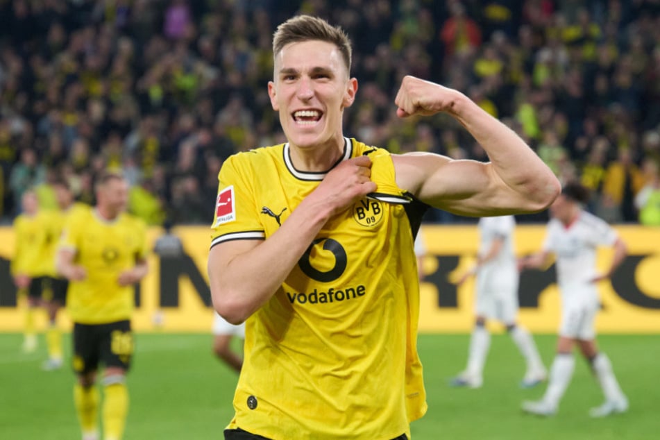 Nico Schlotterbeck brachte den BVB mit seinem Tor zum zwischenzeitlichen 2:1 auf die Siegerstraße Richtung Vizemeisterschaft.