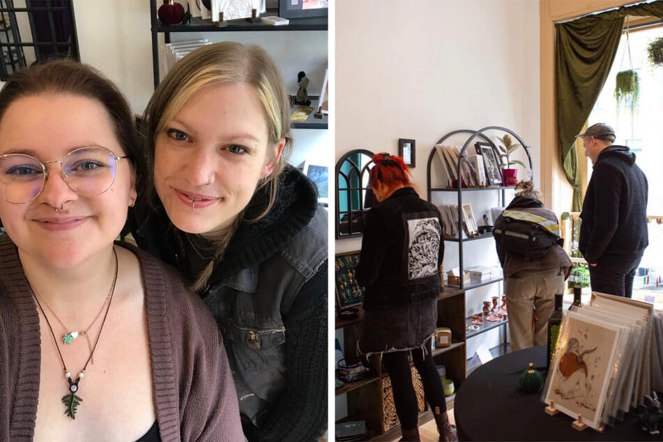 Lisa-Marie Knoth (l.) und Angelina Perke (r.) gründeten das "Simsala Ost" in 2024.