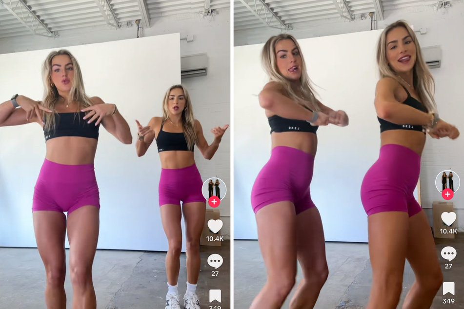The Cavinder twins showed of their in-sync dance routine in a new viral video.