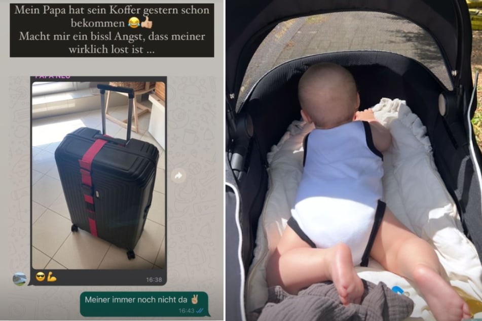 In Lauras verschollenem Koffer befinden sich viele wichtige Kleidungsstücke von Baby Leano.