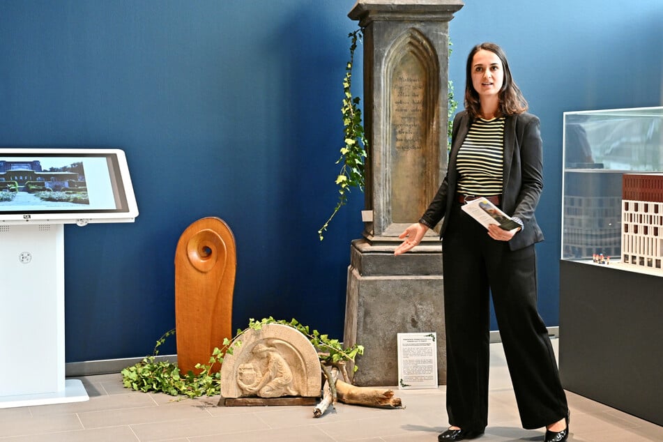 Nathalie Reith (30) von der Dresdner Friedhofskultur hat an der Erstellung der Ausstellung "Friedhof? Mehr als du denkst!" mitgewirkt.