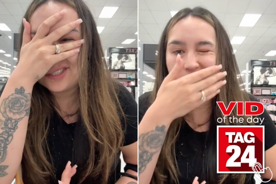 Today's Viral Video of the Day features a woman whose face was still numb when she went shopping after the dentist, earning her some wild looks!