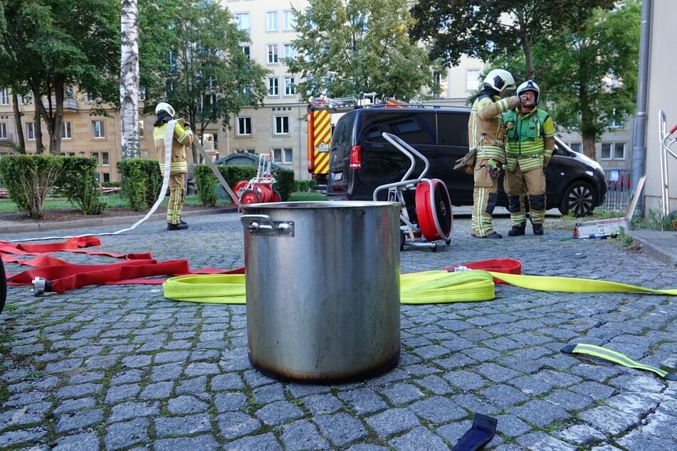 Der Übeltäter: Dieser vergessene Topf sorgte für einen Feuerwehreinsatz.