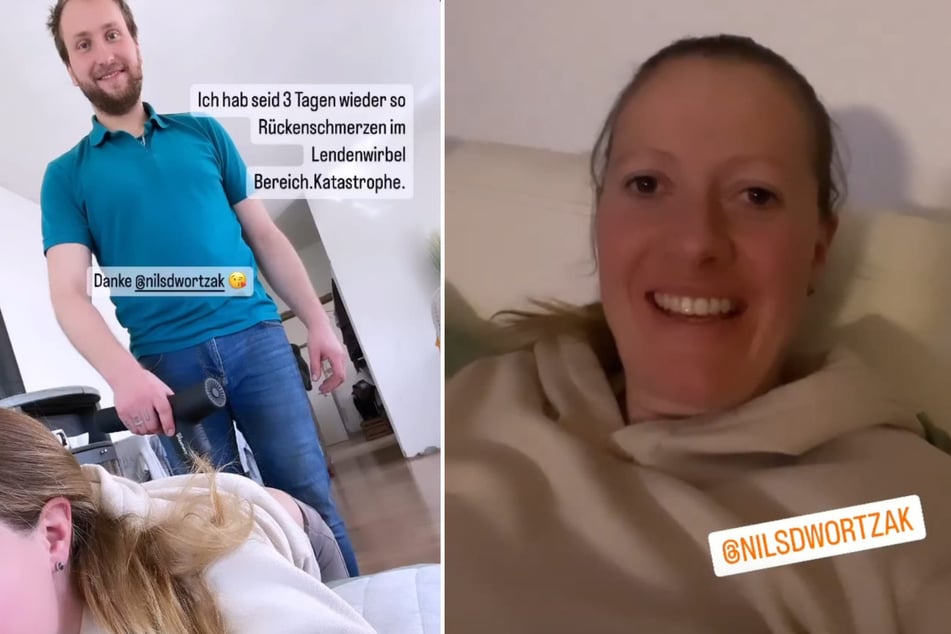 Denise klärt in einer Instagram-Story auf, was Nils wirklich am Esstisch getrieben hat.