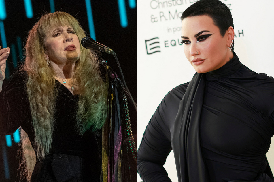 Stevie Nicks (l.) and Demi Lovato (r.) both postponed their shows this week.