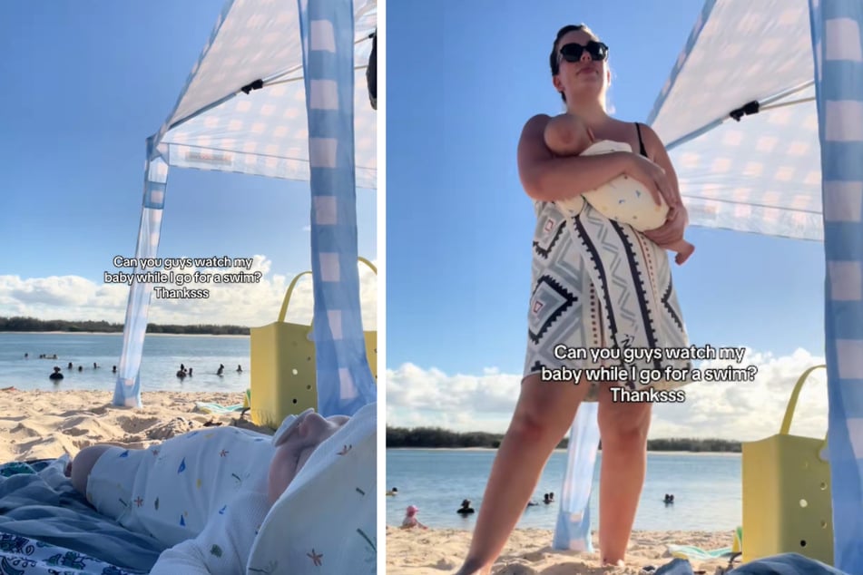 Mama-Influencerin Renée (28) wollte einen TikTok-Trend nachahmen und bekam jede Menge böse Kommentare.