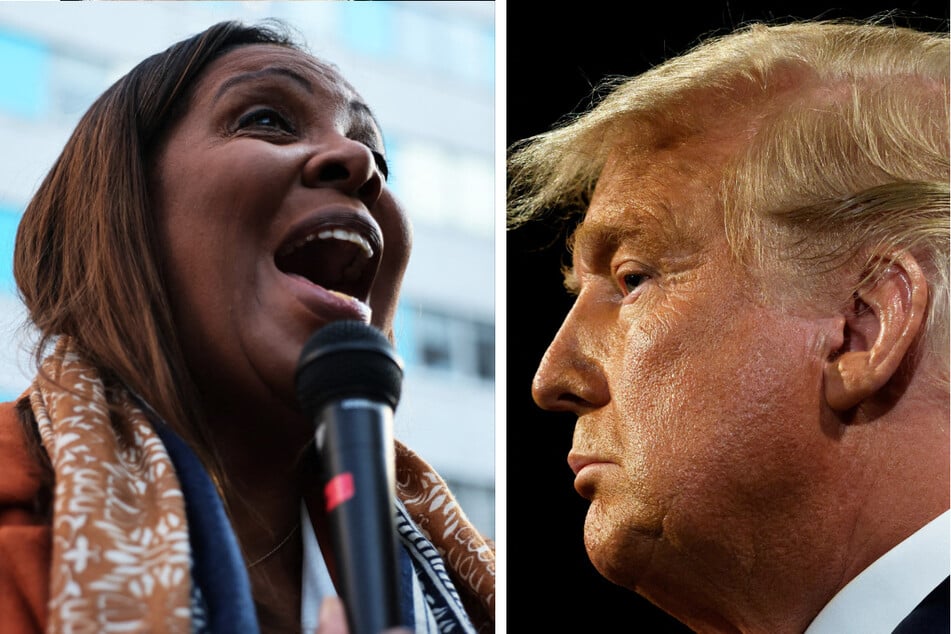New York state Attorney General Letitia James (l.) and her office said they will ask a judge to impose sanctions on Donald Trump and his camp over apparent lies on the record.