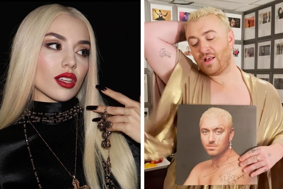 Ava Max (l) and Sam Smith are amongst the many artists releasing new music this week.