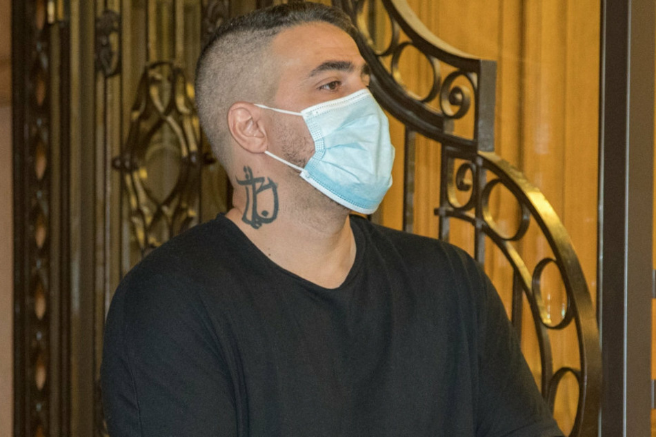 Anis Mohamed Youssef Ferchichi (41), bekannt als Rapper Bushido, im Gerichtssaal.