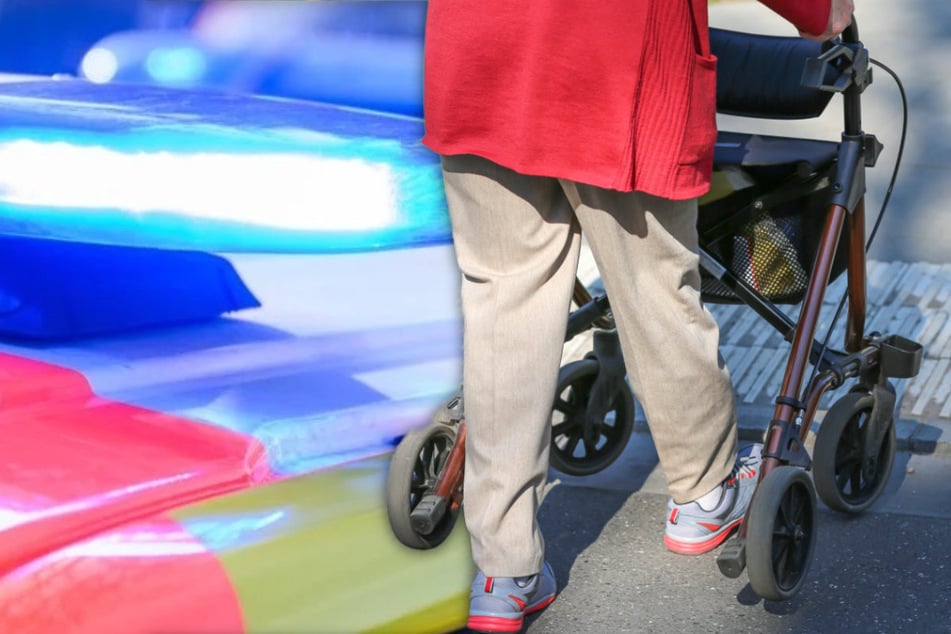 Unfall in Chemnitz: Fünfjähriges Mädchen fährt Rollator-Omi mit Fahrrad an