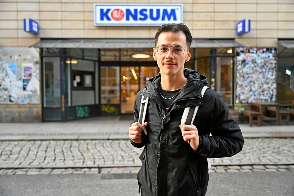 Anwohner Kevin Grunicke (26) geht nur selten im Konsum einkaufen.