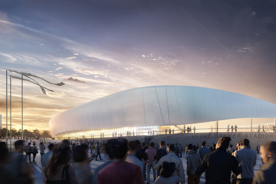 Erwachsen aus einem Wettbewerblichen Dialogverfahren in 2019/2020 wird das Heinz-Steyer-Stadion 2024 in Betrieb genommen.